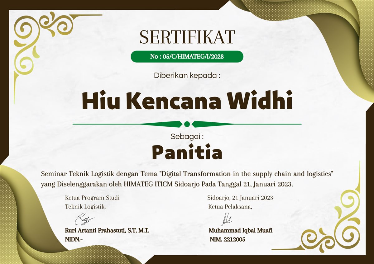Seminar Transformation Supply Chain